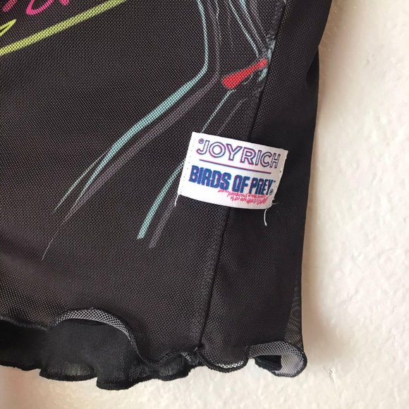 NWOT BIRDS OF PREY Harley Quinn Long Sleeve Top xs - Picture 5 of 11